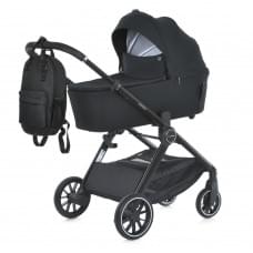 Коляска дитяча універсальна 2 в 1 GENESIS ME 1126 Jet Black