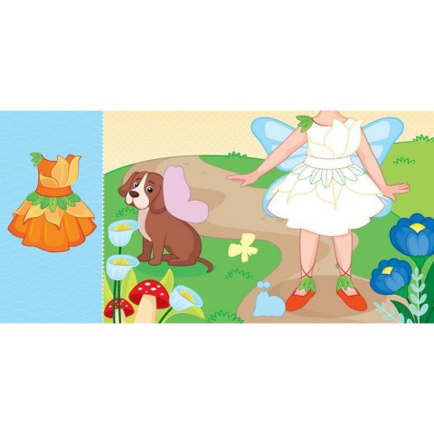 Дитяча книжка з наклейками Одягни ляльку "Модниця Аліса на карнавалі" 615010