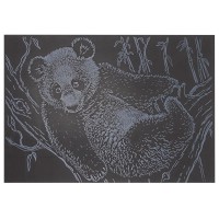 Гравюра А5 "Панда" ГрА5с-21 економ-варіант у пакеті 21 х 14,8 см