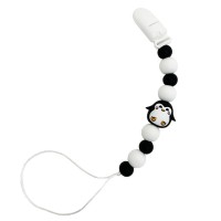 Силіконовий ланцюжок для пустушки "Пінгвін" MGZ-0528-2