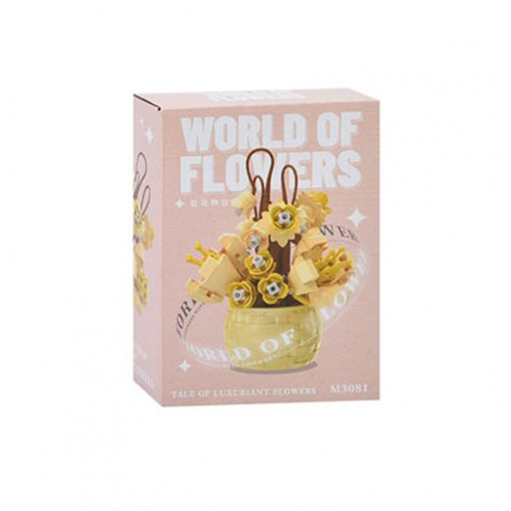 Дитячий конструктор "Квіти в горщику" M3077-3081