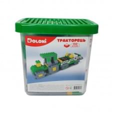 Конструктор "Тракторець" 013888/04 в пластиковому боксі, 150 деталей