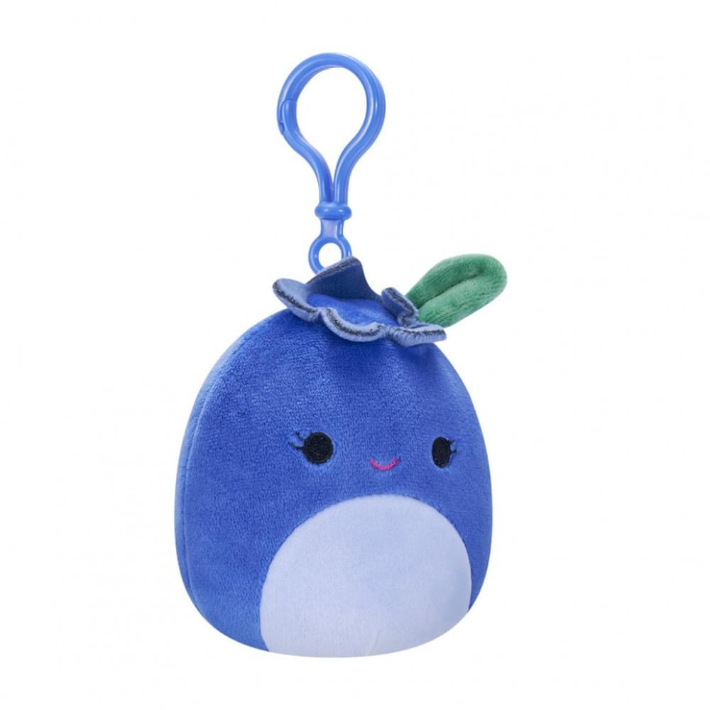 М'яка іграшка Чорниця Блубі Squishmallows SQCP00147 на кліпсі 9 см