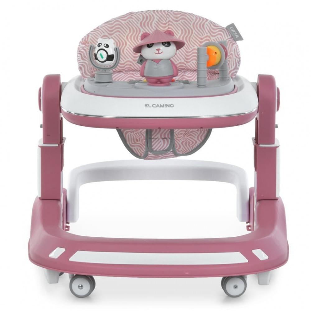 Дитячі ходунки ME 1200 URSA Pink, музика, світло