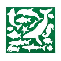Трафарет дитячий "Морські мешканці" AS-0255, К-9067м