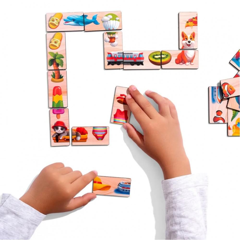 Дерев'яне доміно "Половинки" (ПСД266) PSD266