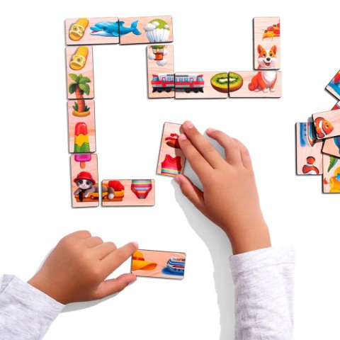 Дерев'яне доміно "Половинки" (ПСД266) PSD266