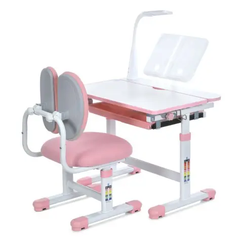 Парта учнівська M 6136-8 підставка для книги, лампа