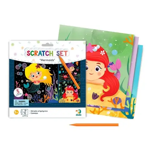 Набір для творчості гравюри "Русалки" 300216, 3 гравюри в наборі