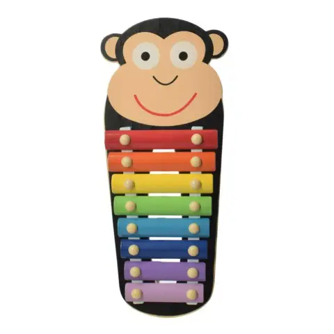 Дитяча іграшка Ксилофон WW-189 дерев'яний Мавпочка