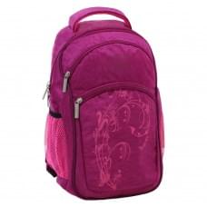 Шкільний рюкзак "Лік" Bagland 4618134 малиновий, об'єм 21 л
