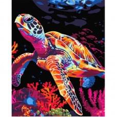 Картина за номерами "Фантазія черепахи" Brushme BSB0017, 40х50 см