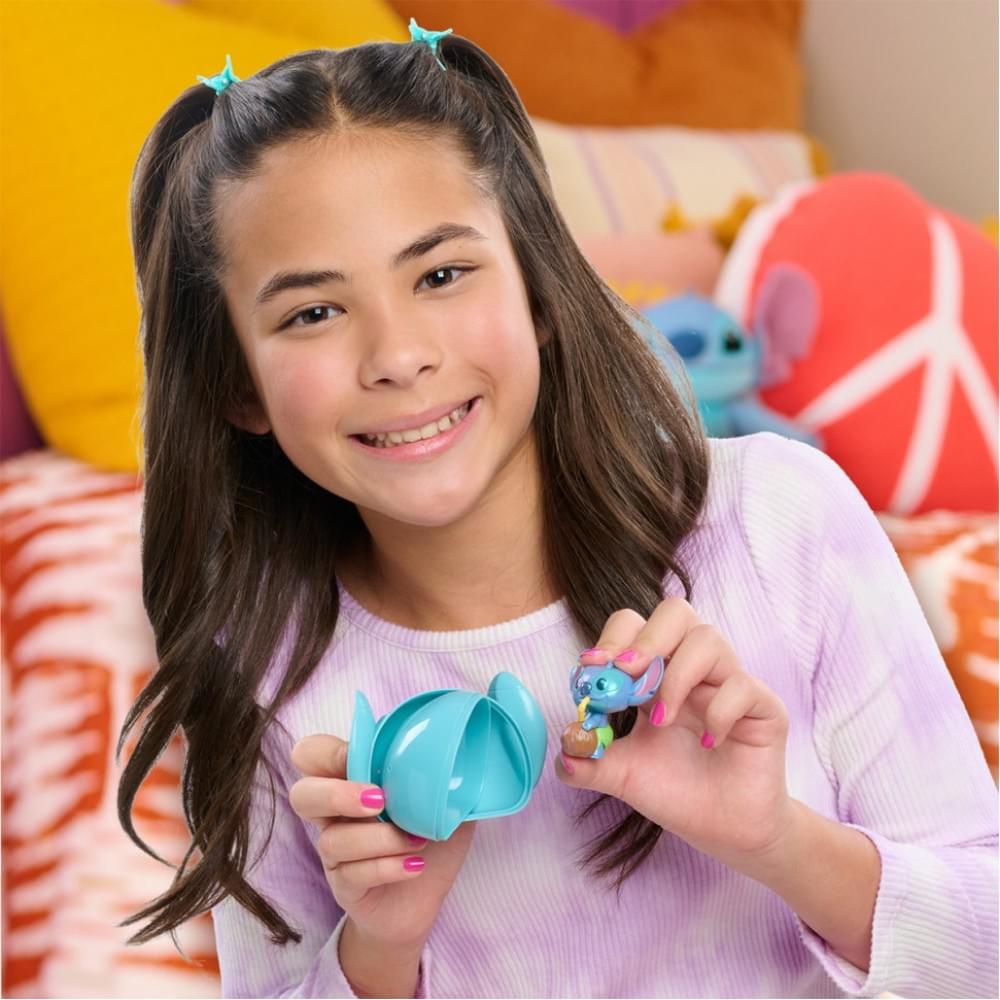 Фігурка-сюрприз у капсулі "Стіч зі смаколиками" STITCH 46288 серії "Feed Me" іграшка 4 см