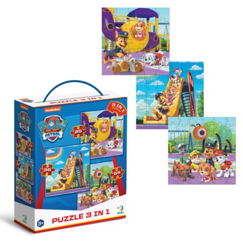 Дитячий пазл Ігровий майданчик Paw Patrol 200578, 3 в 1