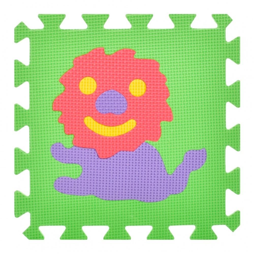 Дитячий килимок Мозаїка "Тварини" M 0376-1, 10 деталей, EVA, 30х30 см