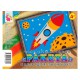 Набір для творчості картинка з піску "Ракета" RI29051604