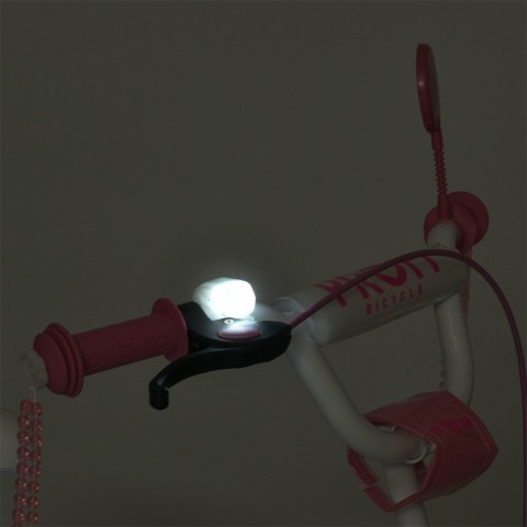 Велосипед дитячий MB 18041-1, 18 дюймів, рожевий