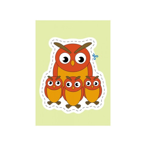 Вирізалки для найменших. Тварини та їх дитинчата КЕНГУРУ 1376004 від 3 років