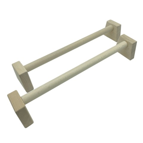 Паралетси, упори для віджимання дерев'яні Wood Gym Push Up NE-WD-50 з бука 50 см 2 шт