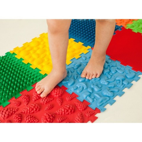 Масажний килимок "Пазли Мікс" 09224, 8 елементів