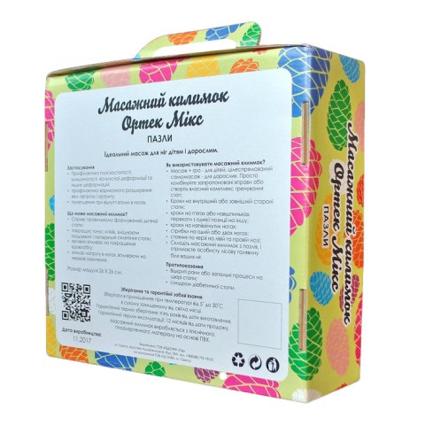 Масажний килимок "Пазли Мікс" 09224, 8 елементів