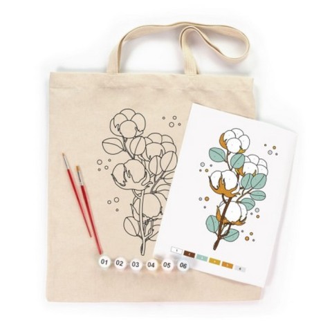 Набір для творчості екосумка-розмальовка "Бавовна" N0003619, 38х42 см