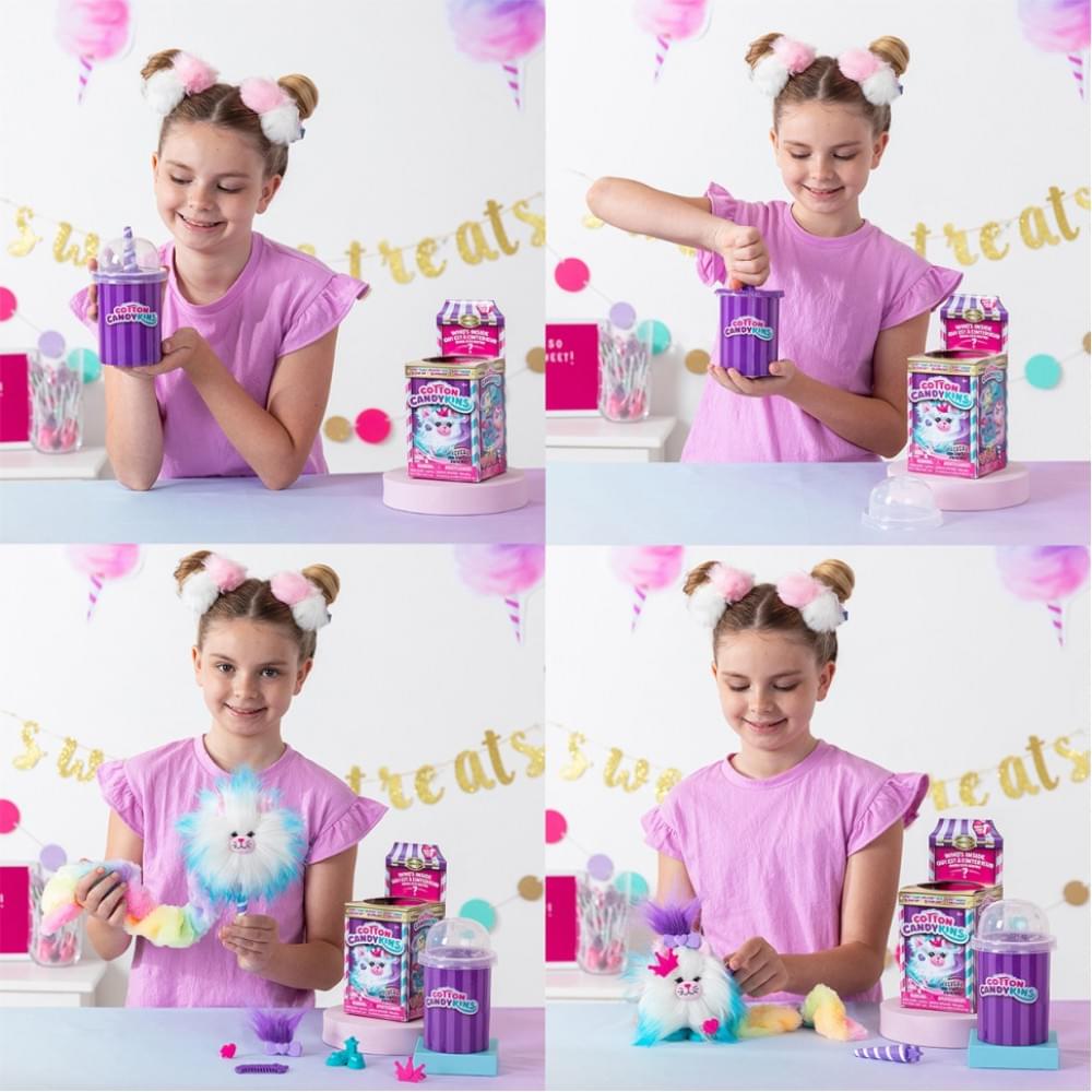 М'яка іграшка-сюрприз "Пухнастий улюбленець" Cotton Candykins 27301 в асортименті