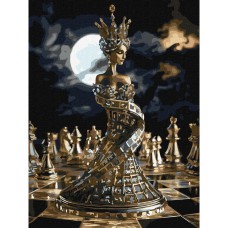 Картина за номерами "Хід королеви" ©art_selena_ua KHO8560, 30х40 см