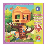 Пазли дитячі "Дитячий майданчик" LX07, 16 елементів
