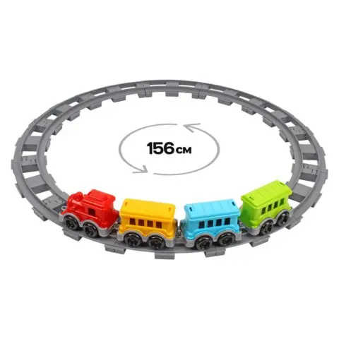 Дитячий іграшковий набір залізниця 0914TXK 16 деталей