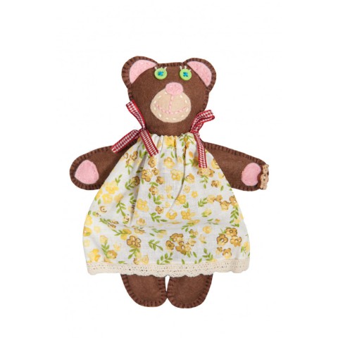 Дитячий набір для творчості "Ведмедик" MI-001 шиття м'якої іграшки