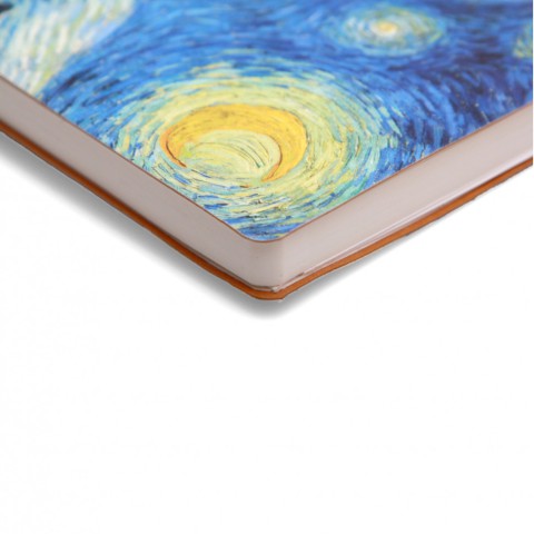 Записна книжка з Нанокрафта Ван Гог "Зоряна ніч" 20202-KR в крапку, м'яка обкладинка, 96 аркушів