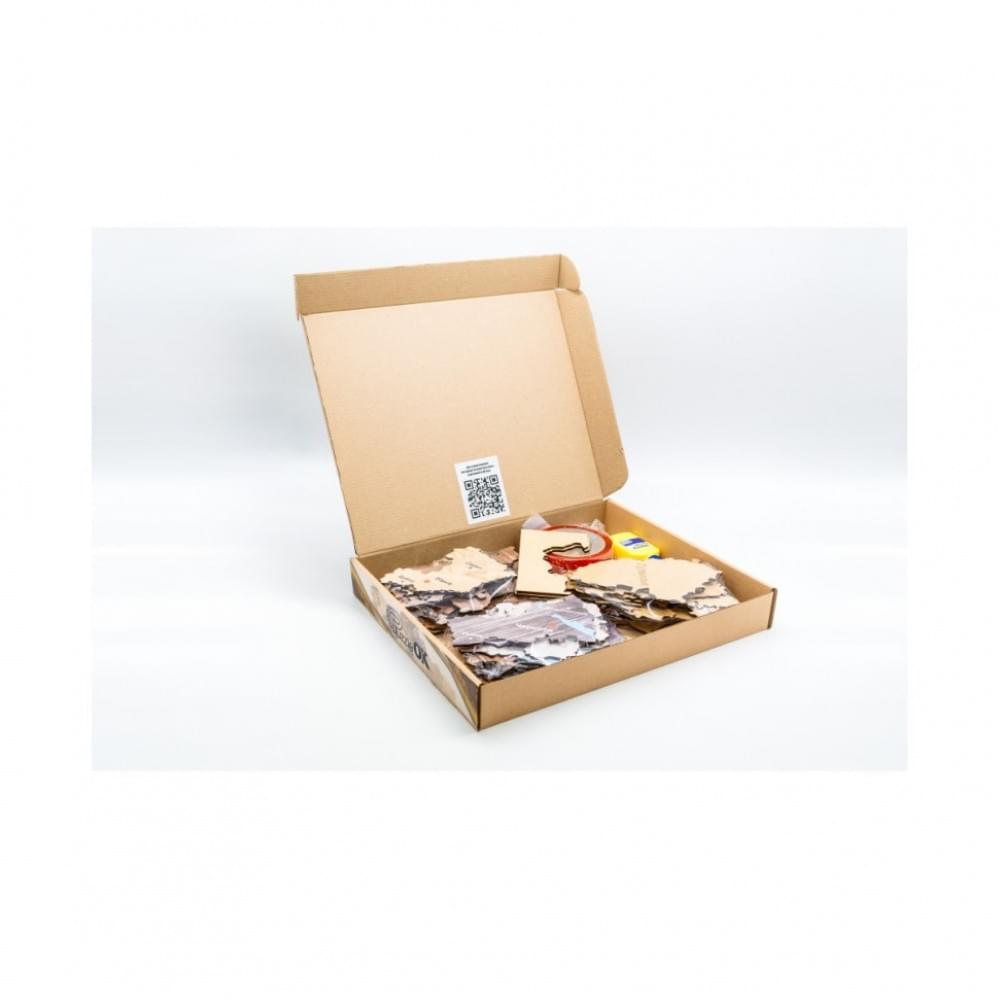 Дерев'яний пазл "Мапа України" Арт-90609, 60х90 см