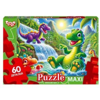 Пазл класичний "Динозаври" Mx60-11-15, 60 елементів