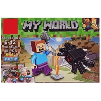Конструктор дитячий "Minecraft" 66024-1, 43 деталі