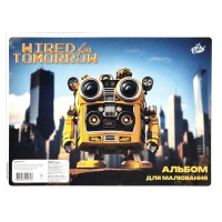 Альбом для малювання "Wired for tomorrow" Brisk САВ-1/271-8 А4, 20 аркушів на пружи