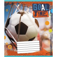 Зошит учнівський "М'яч" 012-510027C-1 в косу лінію, 12 аркушів