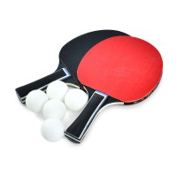 Ракетки для настільного тенісу MS 4594, 25 см, EVA, 5 м'ячів у наборі
