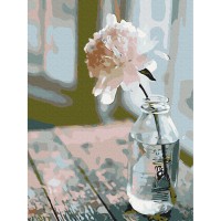 Картина за номерами "Витончений піон" Brushme RBS28245 30х40 см