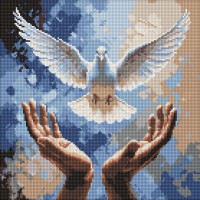 Алмазна мозаїка "Руки добра" ©art_selena_ua AMO8200, 40х40 см