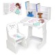 Дитяча Парта N 2071-8-1 білий, зі стільчиком