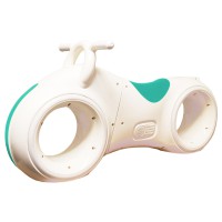 Дитячий толокар Трон Космо-байк Bluetooth Keedo HD-K06 Біло-Зелений