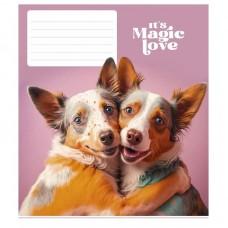 Зошит учнівський "It's a magic love" 012-3300L-2 в лінію, 12 аркушів