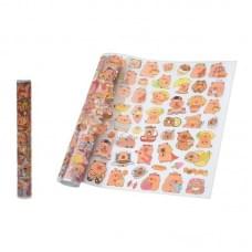 Дитячий набір наліпок "Капібара" YG0321, 69,5х26,5 см