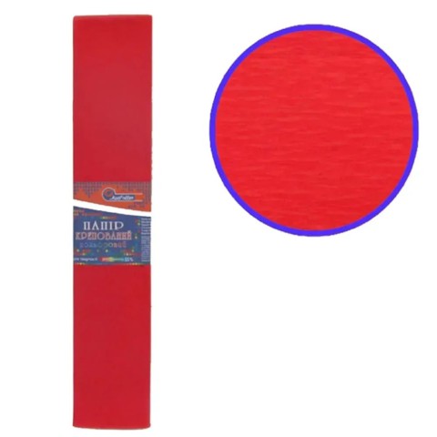 Гофропапір "Червоний" Josef Otten KR35-8001, 50х200 см, 35 ​​%