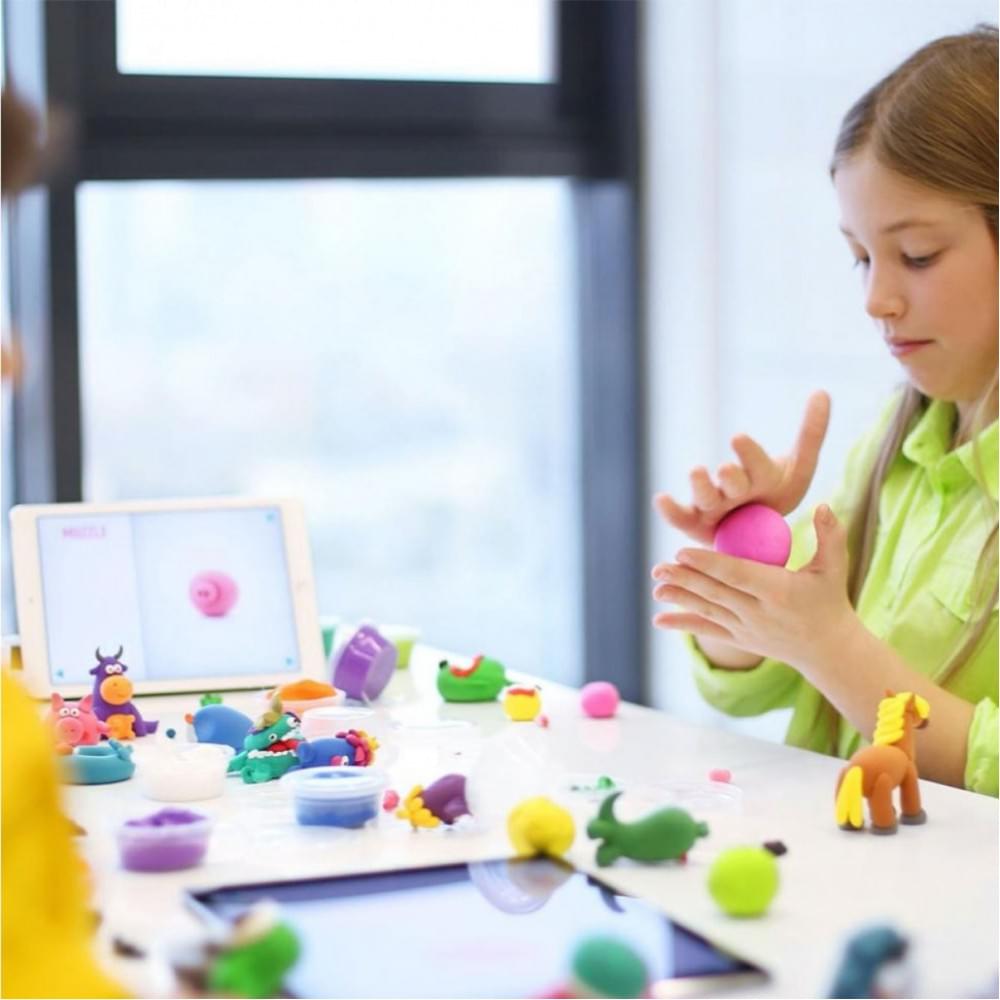 Набір пластиліну, що самостійно твердіє ЛІПАКА – Корівка, песик, вівця 60024-UA01