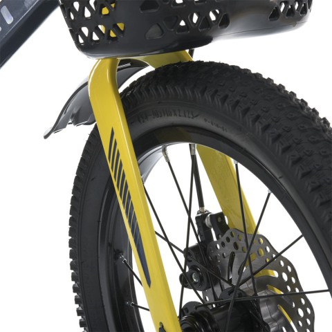 Велосипед дитячий MB 1683-2, 16 дюймів, сірий