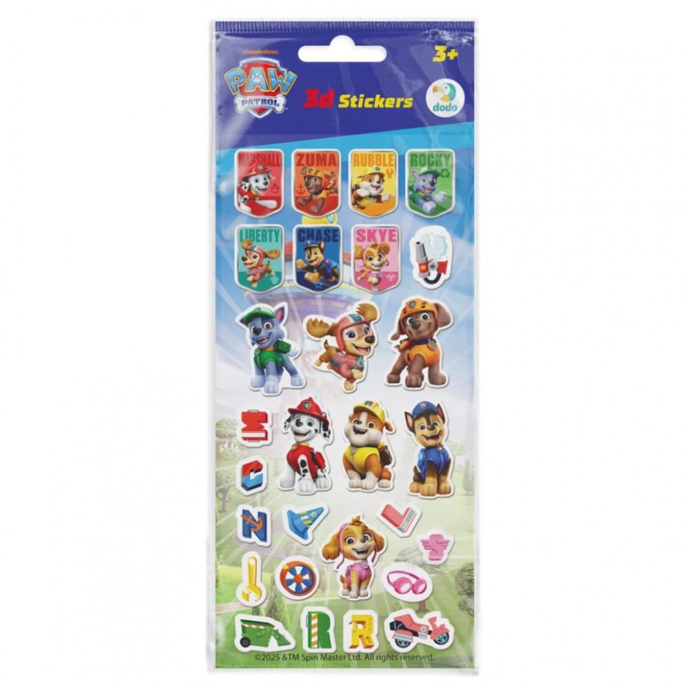 Дитячий набір 3D-наліпок "Це Щеняче Життя" DoDo Toys 200671, 1 аркуш