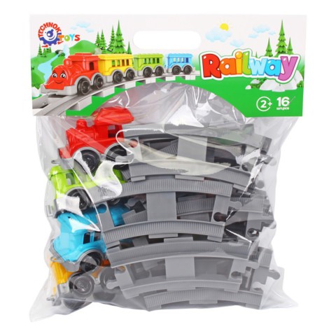 Дитячий іграшковий набір залізниця 0914TXK 16 деталей