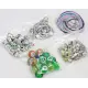 Набір для створення браслетів і підвісок B4343(Green) із шармами